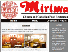 Tablet Screenshot of miriwa.com